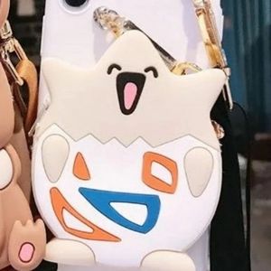 Togepi Samsung galaxy 9+ case/coin-holder/lanyard